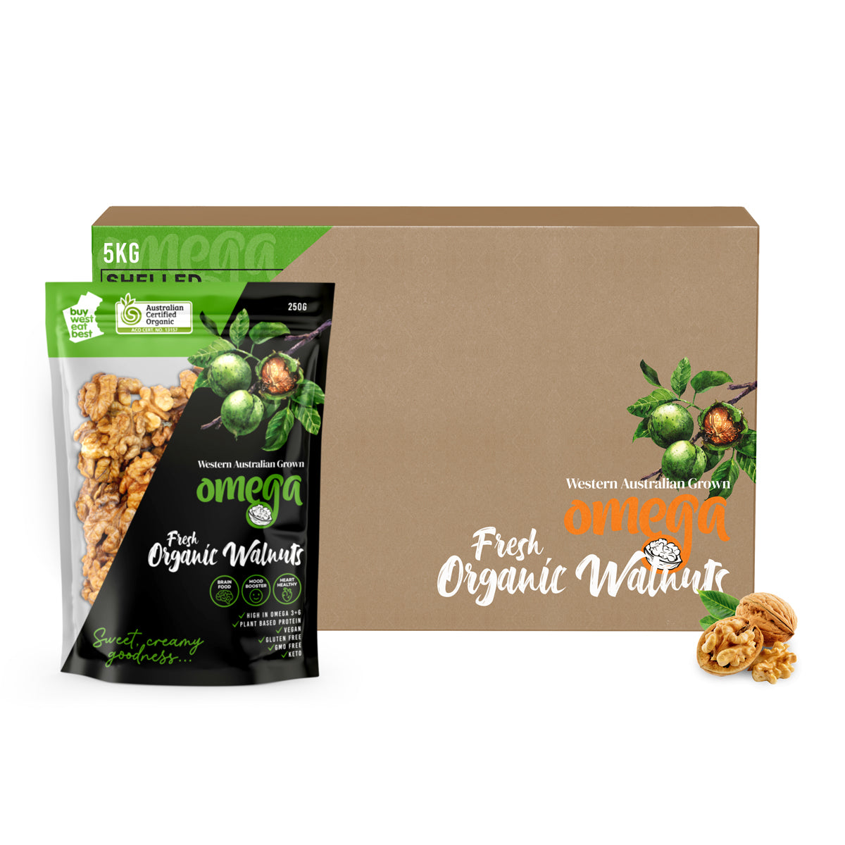 Buy Organic Walnuts Shelled Australian Walnuts Omega Walnuts Omega