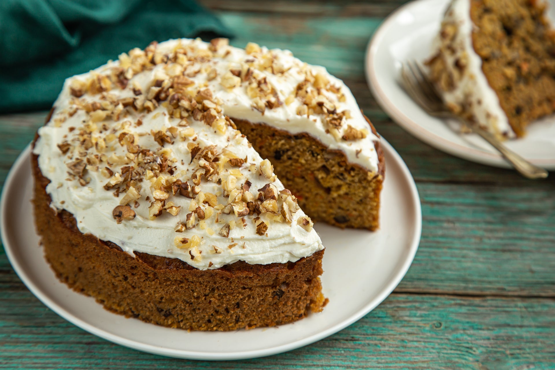 Carrot and Walnut Cake